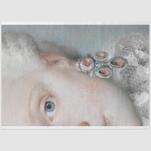 De grijze koningin rechts tissuepapier (Voorkant)