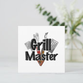 De Grill Master met BBQ Tools Kaart (Staand voorkant)