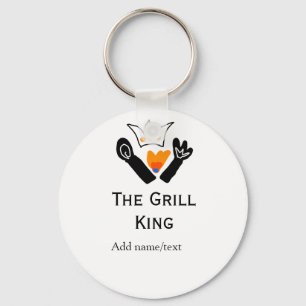 De grill master naam toevoegen tekst koken beste b sleutelhanger