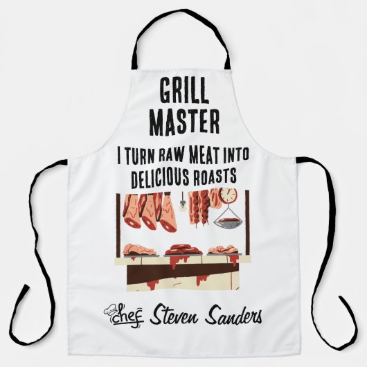 De Grill Master Schort (Voorkant)