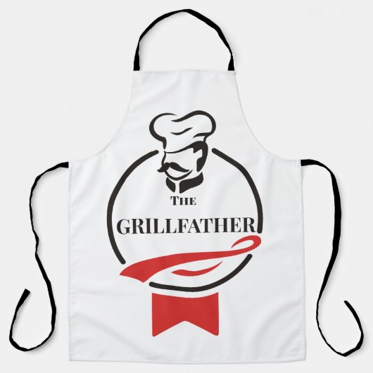 De Grillfather Custom Schort (Voorkant)