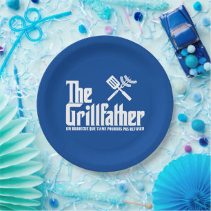 De Grillfather Papieren Bordje