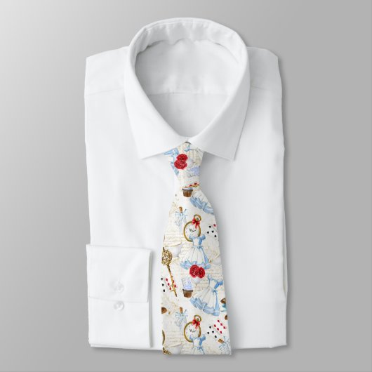 De grillige Alice in Wonderland Stropdas (Gebonden)