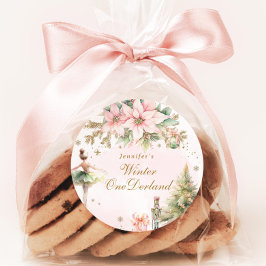 De grillige Notenkraker Winter Nederland Ronde Sticker