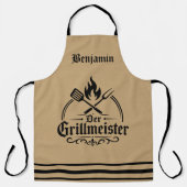 De Grillmeester Monogram BBQ Grill Master Schort (Voorkant)