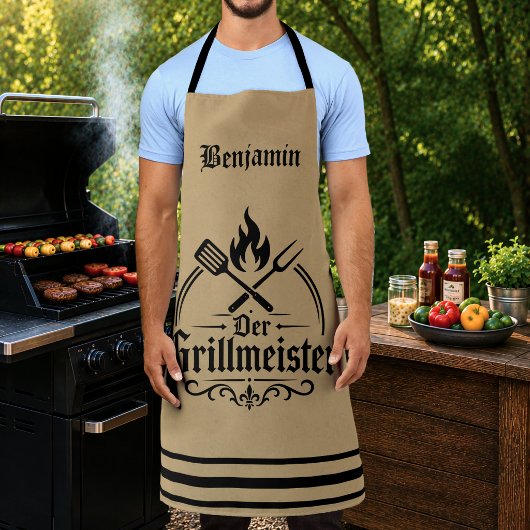 De Grillmeester Monogram BBQ Grill Master Schort