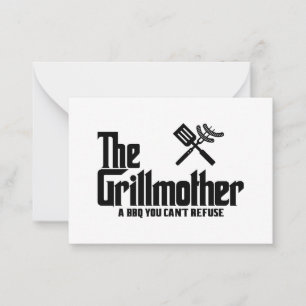 De Grillmoeder Notitiekaartje