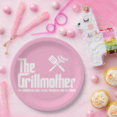 De Grillmoeder Papieren Bordje (Feest)