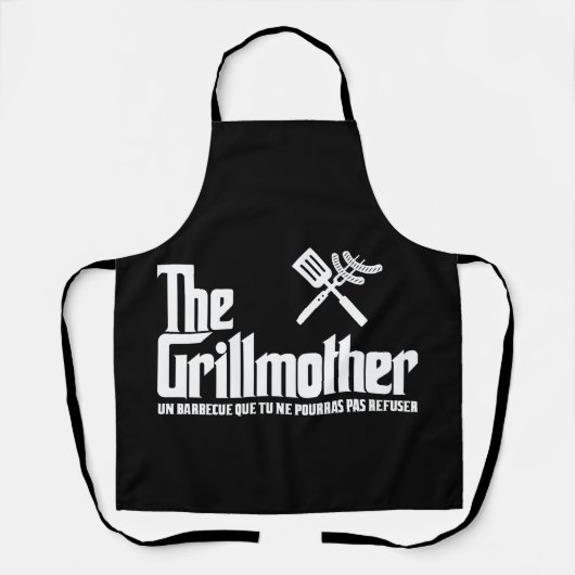 De Grillmoeder Schort (Voorkant)