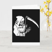 De Grim Reaper of Death Kaart (Gele Bloem)