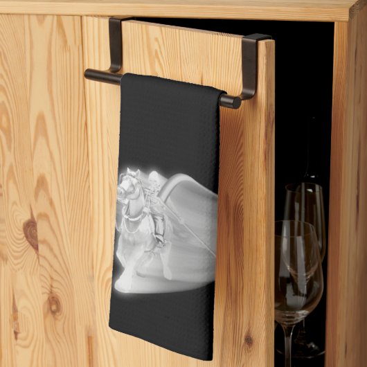 De grim Reaper Rides Halloween Theedoek (Derde Gevouwen)