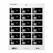 De Grim Reaper rijdt vanaf het kerkhof Etiket (Full Sheet)