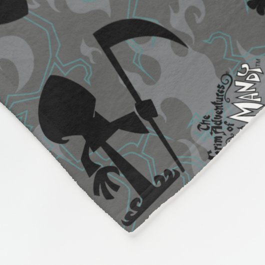 De grimavonturen van Billy & Mandy Pattern Fleece Deken (Hoek)