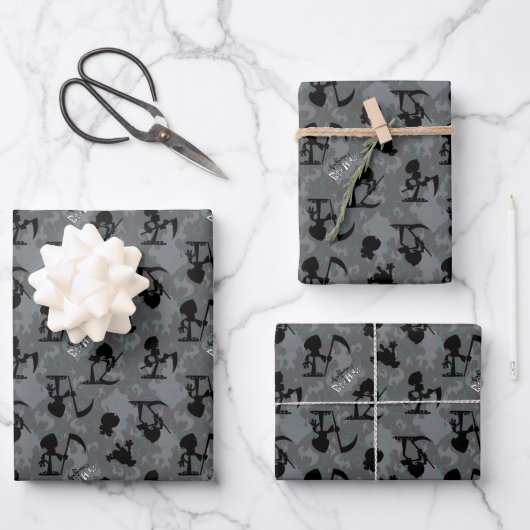 De grimavonturen van Billy & Mandy Pattern Inpakpapier Vel (Voorkant)