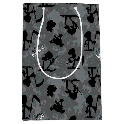 De grimavonturen van Billy & Mandy Pattern Medium Cadeauzakje (Voorkant)