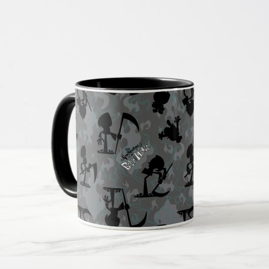 De grimavonturen van Billy & Mandy Pattern Mok (Voorkant links)