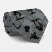 De grimavonturen van Billy & Mandy Pattern Stropdas (Opgerold)