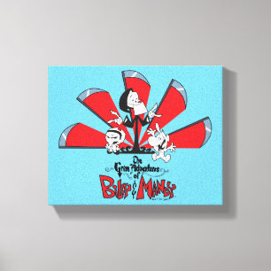 De grimavonturen van Billy & Mandy Scythes Art Canvas Afdruk
