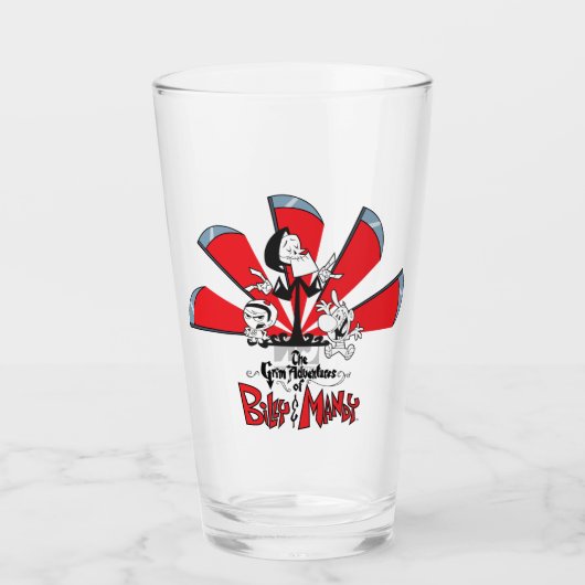 De grimavonturen van Billy & Mandy Scythes Art Glas (Voorkant)