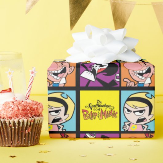 De grimmige avonturen van Billy & Mandy Character  Cadeaupapier (Verjaardagsfeest)