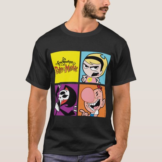 De grimmige avonturen van Billy & Mandy Character  T-shirt (Voorkant)