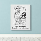 De grimmige avonturen van Billy & Mandy - Het eind Canvas Afdruk (Insitu (Houten vloer))