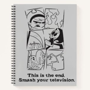 De grimmige avonturen van Billy & Mandy - Het eind Notitieboek