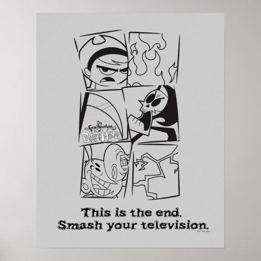 De grimmige avonturen van Billy & Mandy - Het eind Poster (Voorkant)