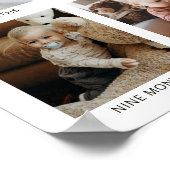 De Grinch | Fotocollage voor baby's eerste jaar Poster (Hoek)