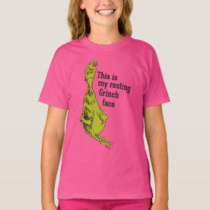 De Grinch Grappige Ontspannen Grinch Gezicht T-shirt