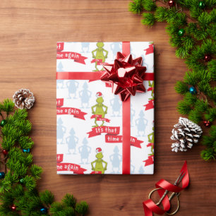 De Grinch   Het is het tijdspatroon Cadeaupapier