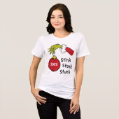 De Grinch | Stinkgesteente Tri-Blend Shirt (Voorkant volledig)