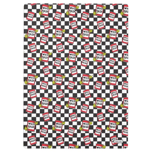 De Grinch | Who Hash Pattern Klembord (Achterkant)