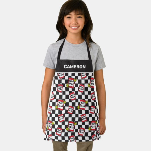 De Grinch | Who Hash Pattern Schort (Insitu)