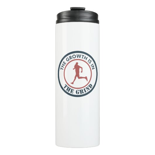 De groei is in het kielzog aan het lopen thermosbeker (Voorkant)