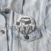 De groeiende vreedzame protestantse Button (In situ)