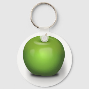 De groene appel sleutelhanger