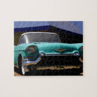 De groene convertible Cadillac van Elvis Presley i