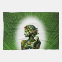 De Groene Dame Theedoek