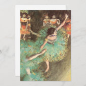 De groene danser van Edgar Degas,  ballet (Voorkant / Achterkant)