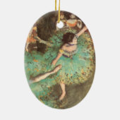 De groene danser van Edgar Degas,  ballet Keramisch Ornament (Achterkant)