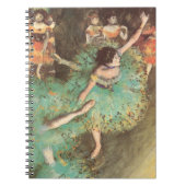 De groene danser van Edgar Degas, ballet Notitieboek (Voorkant)
