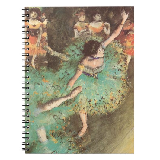 De groene danser van Edgar Degas, ballet Notitieboek (Voorkant)