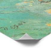 De groene danser van Edgar Degas, ballet Poster (Hoek)