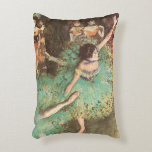 De Groene Danseres van Edgar Degas, Oude Balletkun Decoratief Kussen