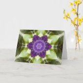 De groene Engel van het Kalkspaat Kaart (Gele Bloem)