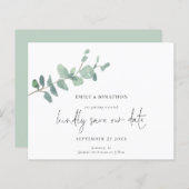 De groene Eucalyptus van het manuscript van de beg (Voorkant / Achterkant)