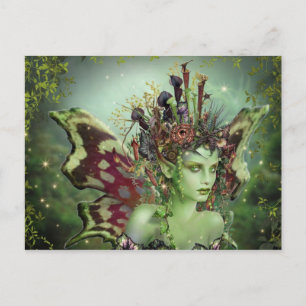 De Groene Faerie Briefkaart