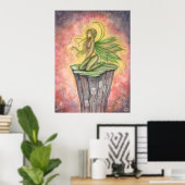 De Groene Fee Poster (Thuiskantoor)