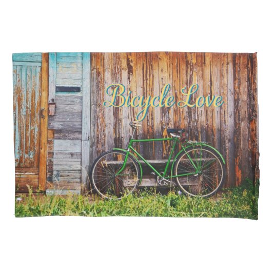 De Groene Fiets 1 Kussensloop (Voorkant)